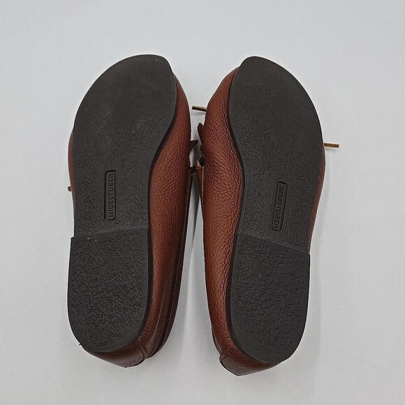 Minnie Tonka‎ Light Brown Leather Slip-On Moccasin Shoes for Size 10 US 38W - Picture 5 of 9